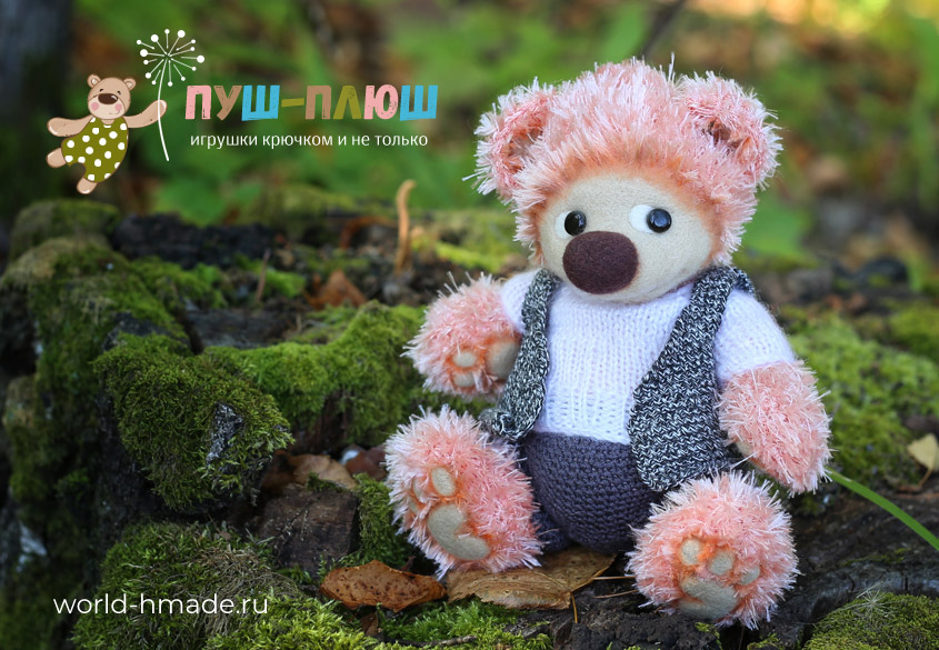 Мишка крючком. Из опыта вязания игрушек.