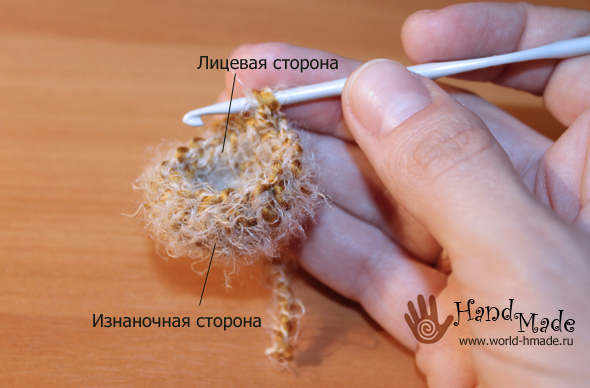 Мишка крючком. Мастер-класс с пошаговыми фотографиями.