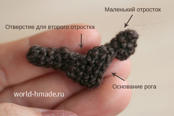 Новогодний лось Степан крючком. Описание вязания и пошаговые фото.