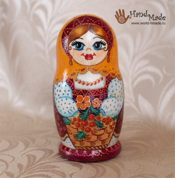 Роспись матрешки. Пошаговый мастер-класс.